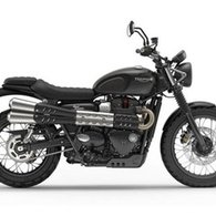 2017 Triumph Street Scrambler Jet Black