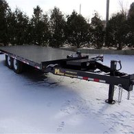 2017 Miska Trailers 20' Hydraulic Tilt...