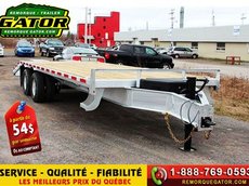 2017 Gator REMORQUE FARDIER PINTLE 102 X 20 + 5 20000 LBS REMORQUE FARDIER PINTLE GALVANISÉE 102 X 20 + 5 20