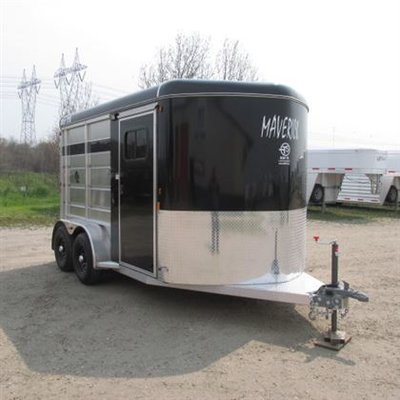 2018 Maverick 2018 Maverick All Aluminum 2 Horse slant load t...