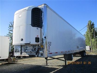 2007 Utility 53' Tandem A/Ride Reefer Van