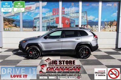 2015 Jeep Cherokee Trailhawk, No-Accidents, Not Smoked In, LOADED! MI