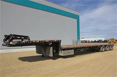 2009 Doepker 53ft Tridem Trombone Step Deck Trailer