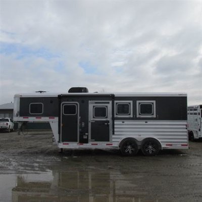 2017 Exiss New 2017 Exiss 3 Horse Living Quarter Trailer  ...