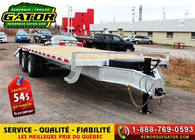 2017 Gator REMORQUE FARDIER PINTLE 102 X 20 + 5 20000 LBS REMORQUE FARDIER PINTLE GALVANISÉE 102 X 20 + 5 20